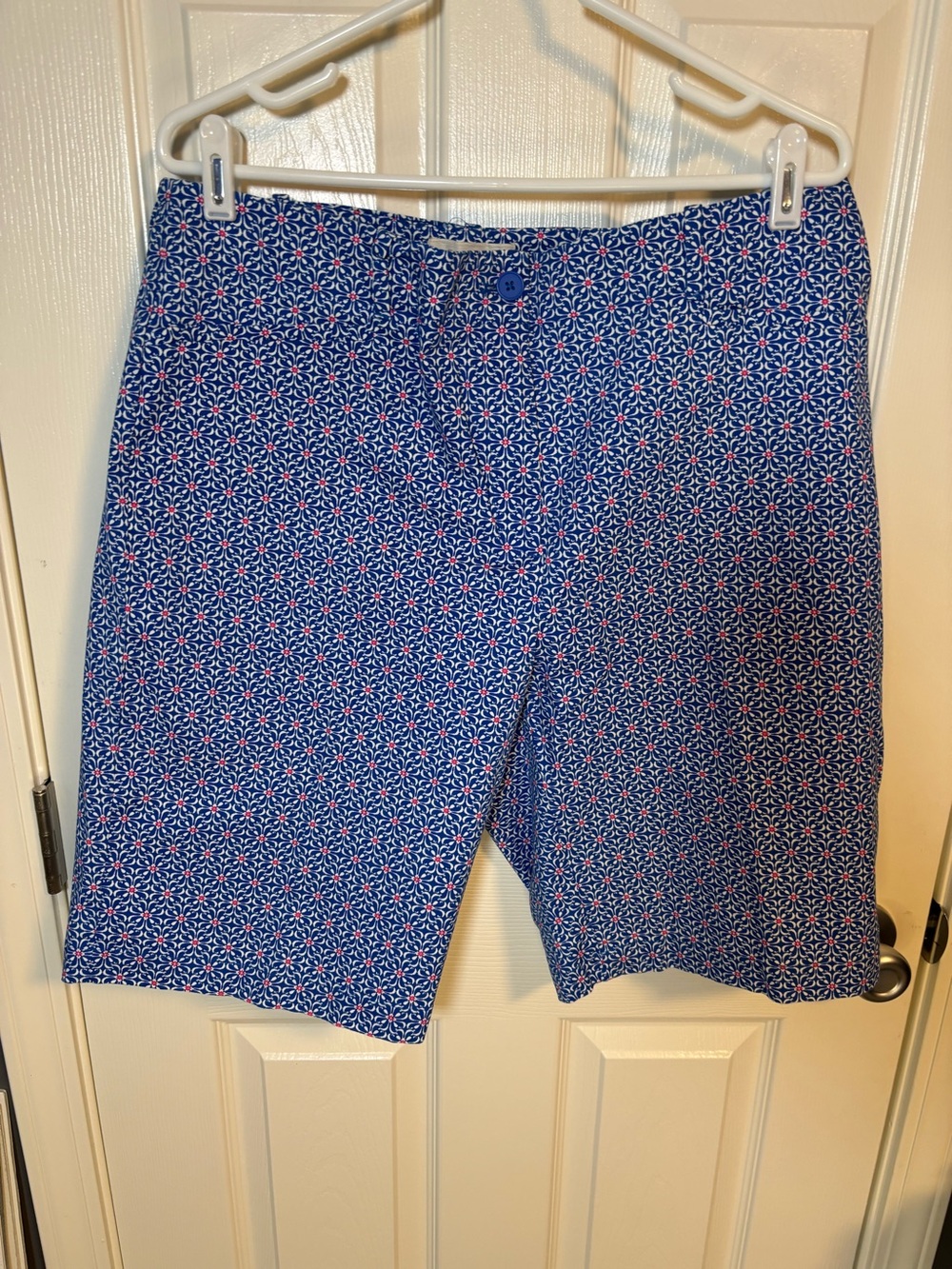Talbots blue floral shorts Size 16W